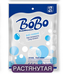 Deco Bubble, Сфера 30" (Растянутая), с широким горлом  синяя уп. 1 шт.